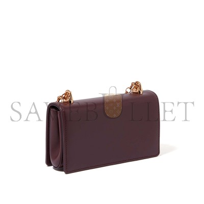 DOLCE GABBANA GIRLS PHONE BAG IN LEATHER  (21*14.5*3cm)
